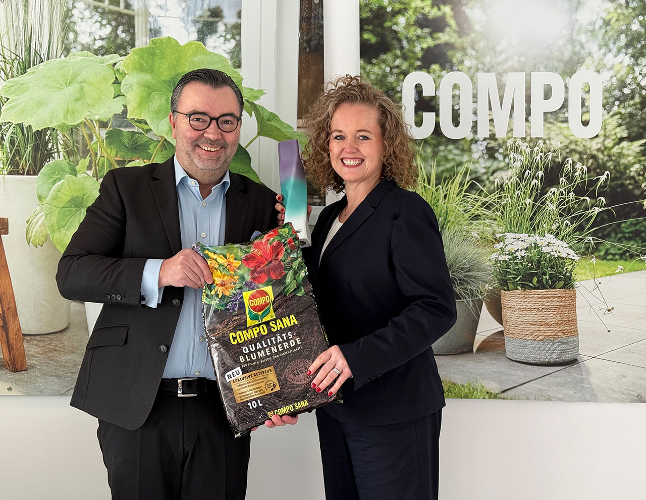 COMPO CEO Stephan Engster and CSO Andrea Strein – Brand of the Century 2025