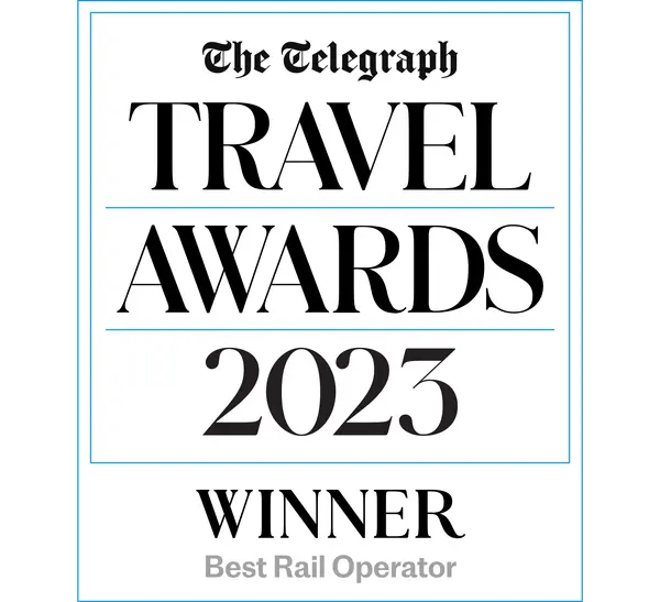 Great Rail Rail Journeys wins an award for the second time at the Telegraph Travel Awards