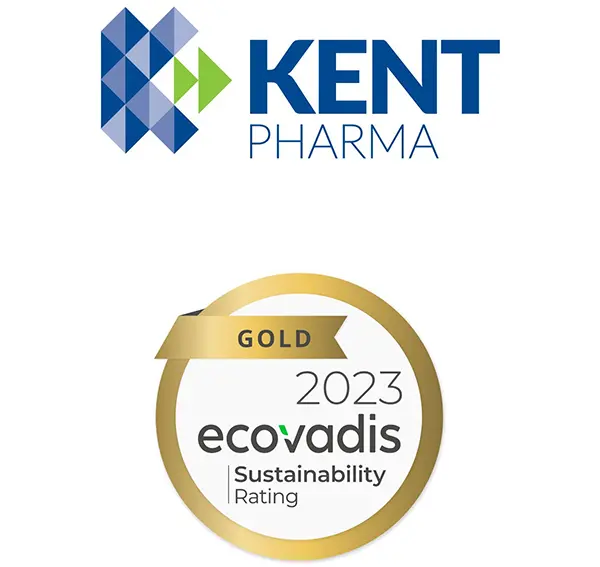 Kent Pharma secures Gold EcoVadis Sustainability Rating